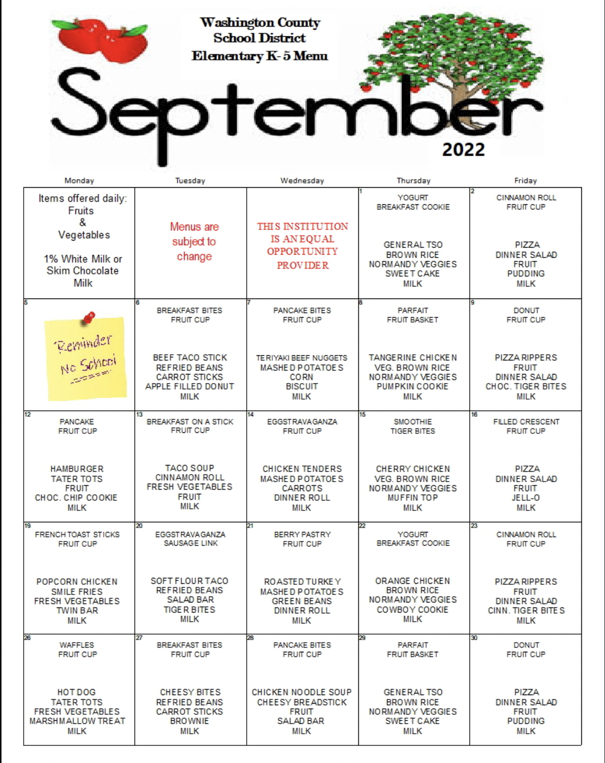 Bloomington Elementary Washington County School District Schools Sites